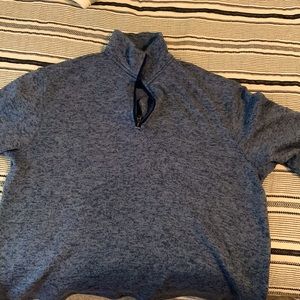 Blue Quarter Zip Fleece